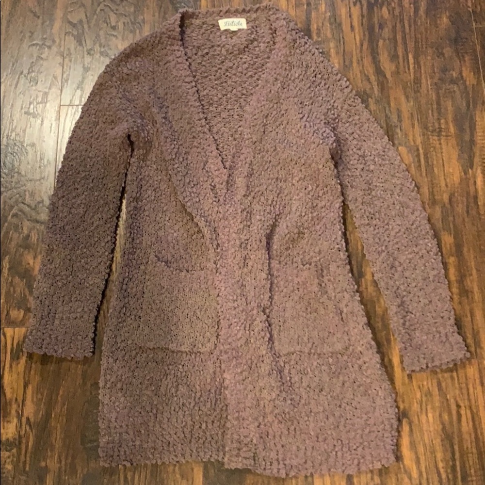 Brown Popcorn sweater